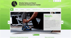 Desktop Screenshot of omahaspineandsport.com